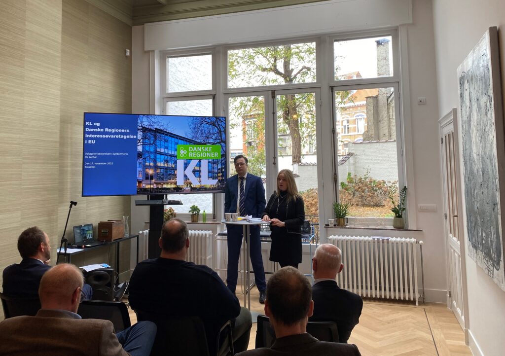 KL og Danske Regioner var på podiet for at fortælle om deres arbejde i Bruxelles.